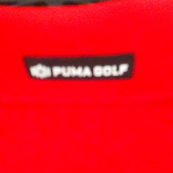 Puma Golf Mens Red 1/2 Button Short Sleeve Golf Shirt SZ Large New NWOT - Picture 5 of 5
